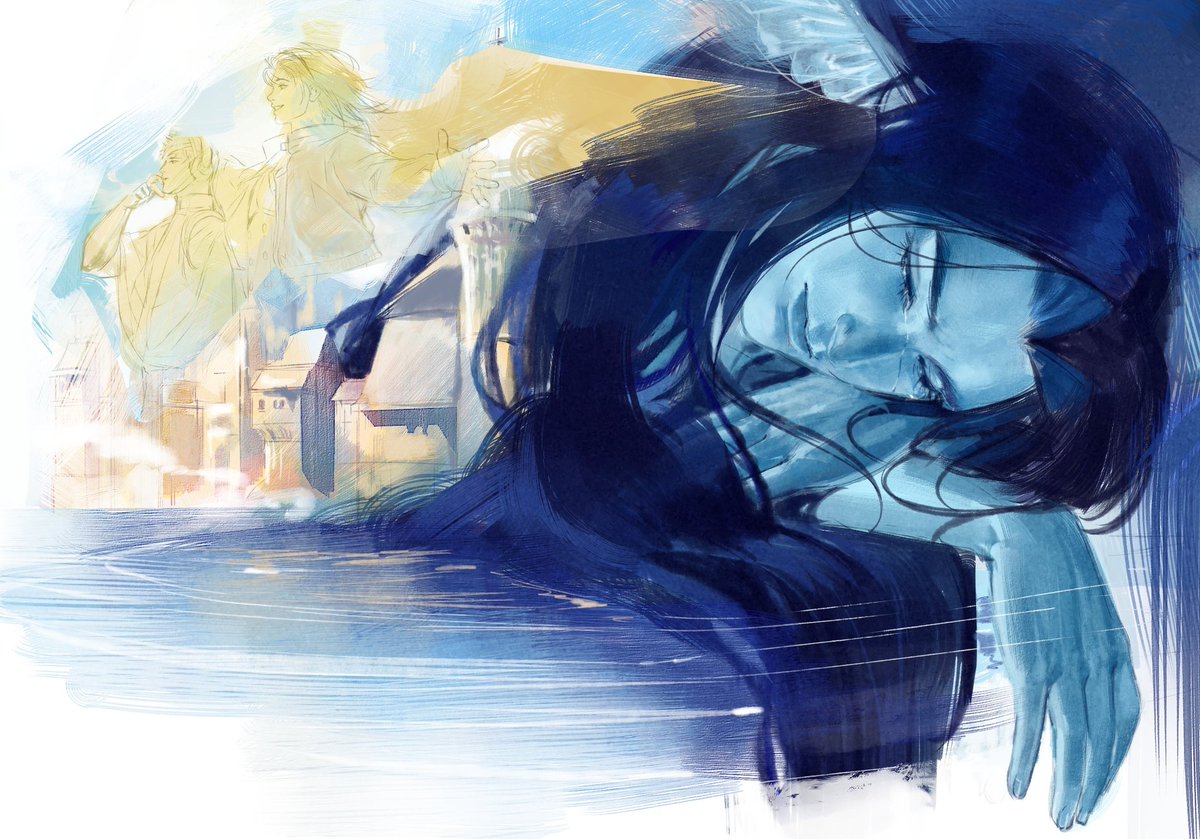 retroxknight's tweet image. Hello #PortfolioDay !
I'm an illustrator named Alfie, and I really like to draw people 🐠🩵💙