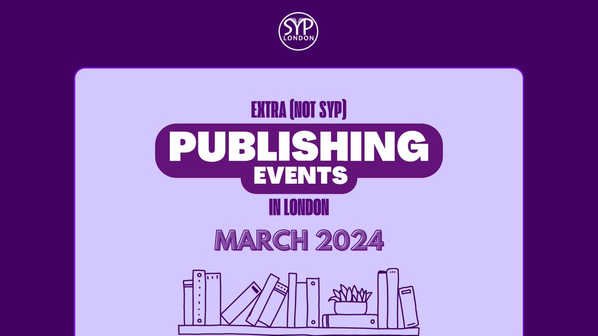 In continuation from last month, interesting publishing events in April that aren't hosted by SYP but we recommend checking out, thread! 👏🏼📖🎟️
