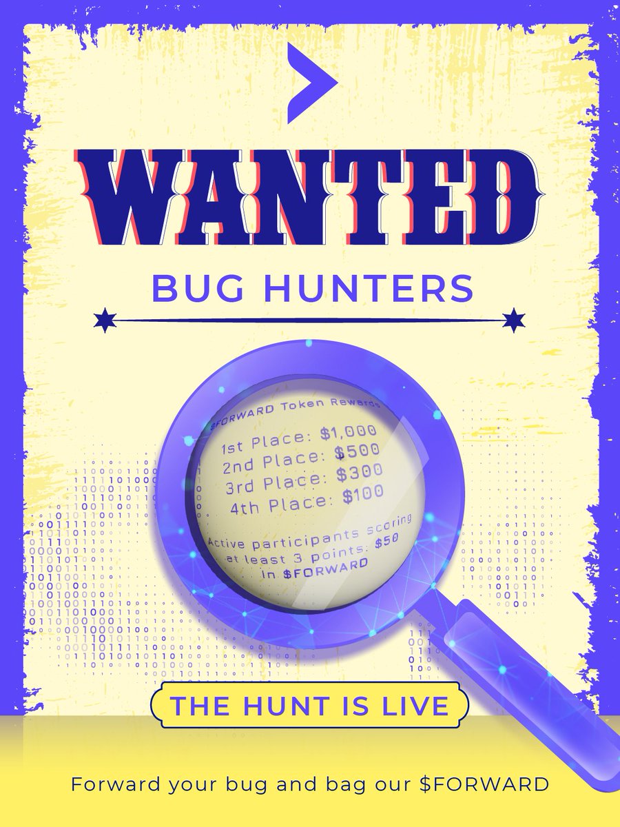 The hunt is on! Calling all tech wranglers and code cowboys to saddle up for an epic bug bounty roundup as #ForwardFactoryV4 goes public on testnet! Whether you're a master sheriff of the coding badlands or a Web3 newbie eager to prove your skills, there's a place for you!…