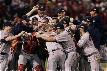 How in hell has it been twenty years? Those sleepless nights, those angst-filled days, fueling ourselves with caffeine and sugar and whatever we had to be wide-eyed and ready for the next game. I will never forget that time and what the 2004 Red Sox meant to me.