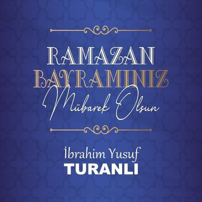 Tüm hemşerilerimin ve tüm İslam Aleminin Ramazan Bayramını en kalbi duygularımla kutlar, hep bir arada, sevgi dolu ve huzurlu nice bayramlar geçirmek dileğiyle, sevgi ve saygılarımı sunuyorum.
#MutluBayramlar