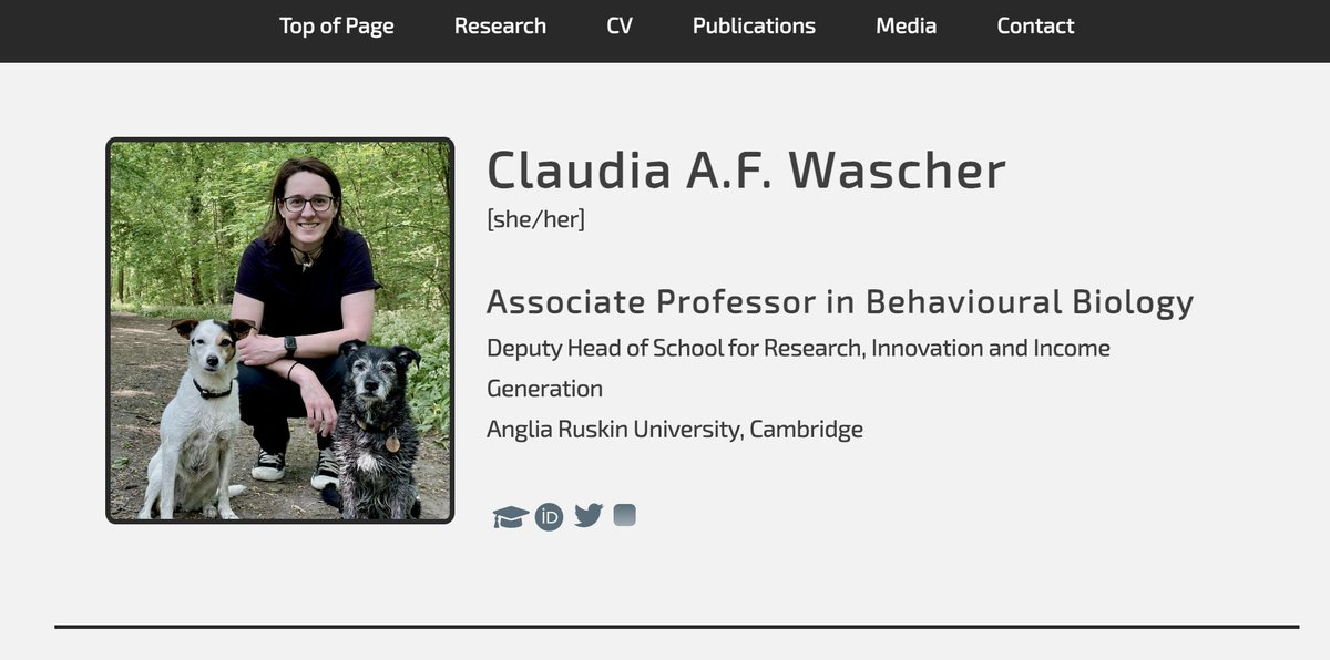 I have a new research website! find my contact details, research updates, and PDFs to publications on: claudiawascher.github.io Huge thanks to @FHillemann for teaching me some css and html and how to host my page on GitHub!