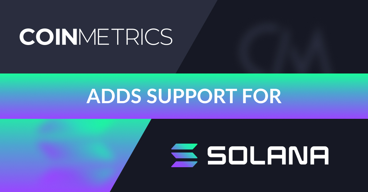 coinmetrics's tweet image. We’re thrilled to announce a major expansion of our blockchain coverage with the official launch of @solana data in our Network Data Pro universe! This highly anticipated release empowers you to dive deep into the vibrant Solana ecosystem with a comprehensive suite of data and…
