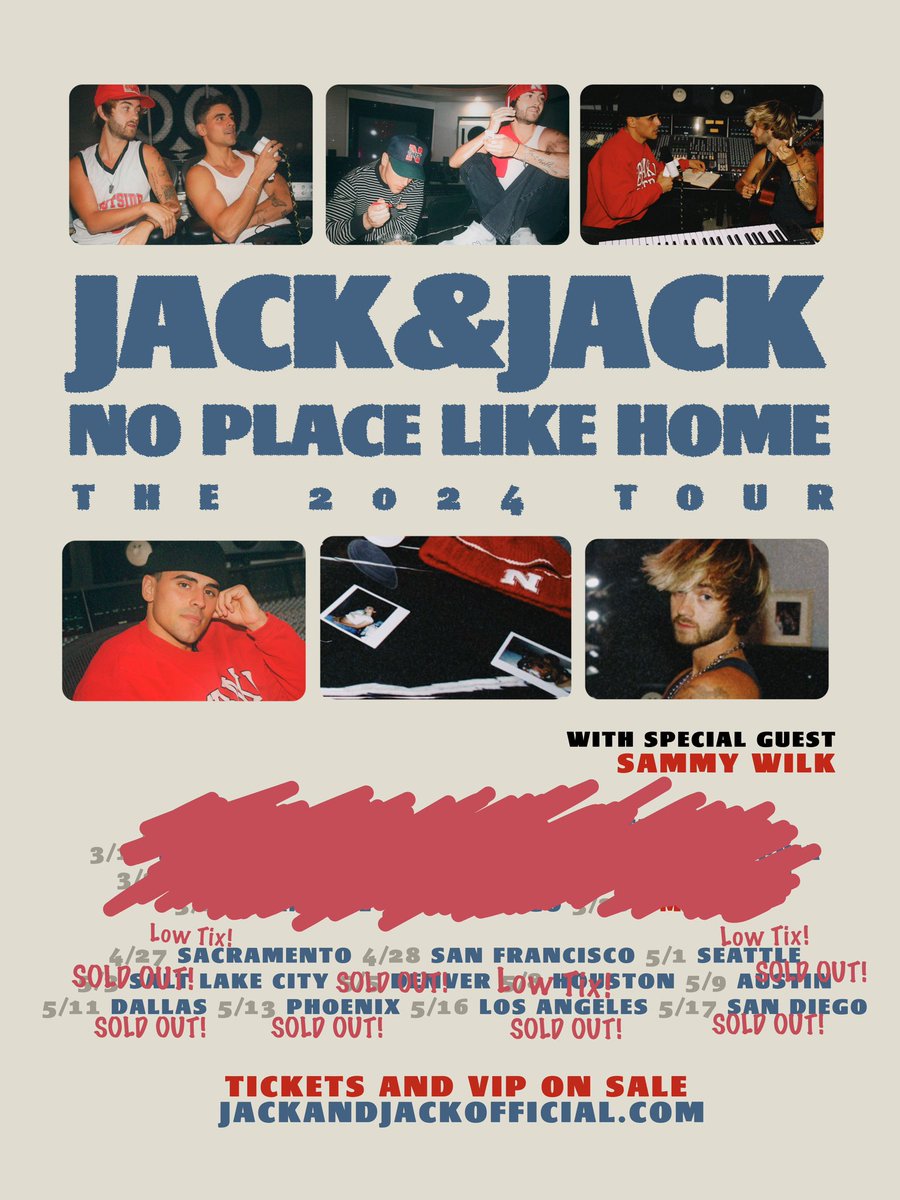LEG 2 ALMOST SOLD OUT!! SAN FRAN WE NEED YALL TO STEP UP LOL!! #NoPlaceLikeHomeTour