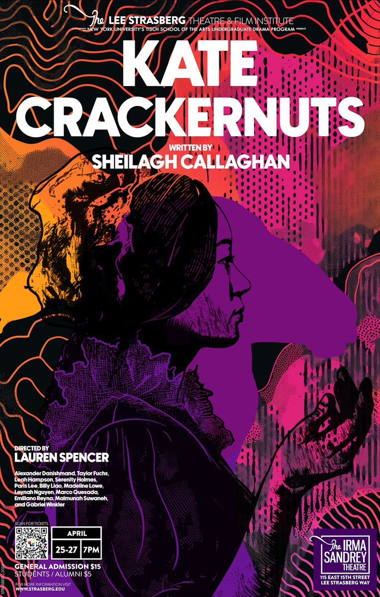 LSTFI is proud to present Kate Crackernuts directed by Lauren Spencer! Featuring a talented ensemble of NYU Strasberg students, the production opens Thursday, April 25th in the Irma Sandrey Theatre.

Tickets are available now at katecrackernuts.eventbrite.com!