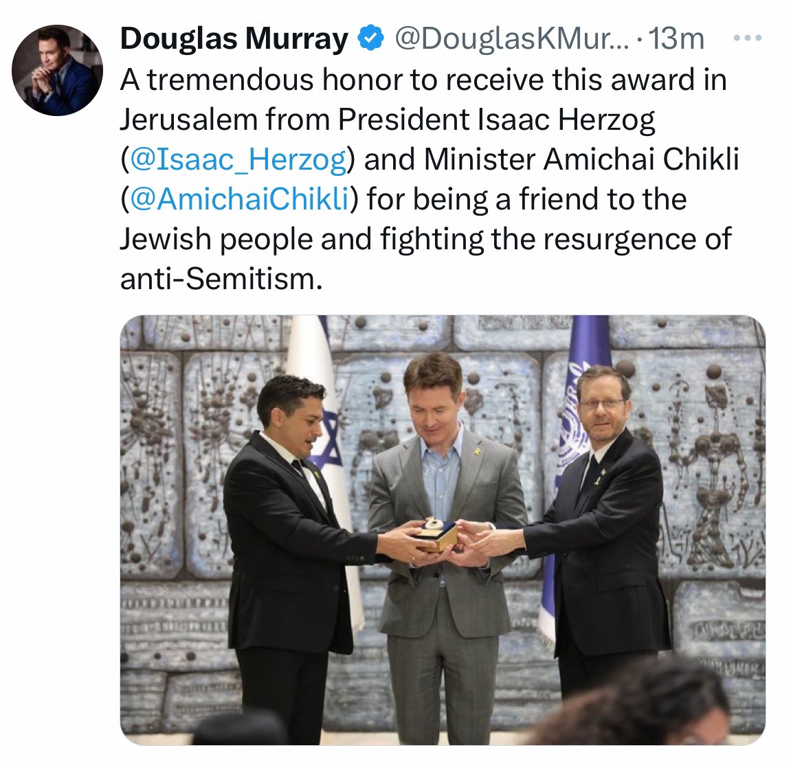 Even the Israel-nominated ICJ judge agreed these politicians could be seen as inciting war crimes and genocide, so it’s maybe not surprising that far right lunatics in other countries are very impressed by Britain’s most prominent openly fash TV and print personality.