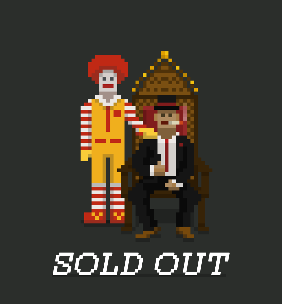 Whaaaaaaaat!? Thank you for the support 🌹

It looks like the Cabal took notice and it sold out in 5 minutes. 

Snapshot of holders in an hour, I will airdropp this artwork to them. 

Expect cool art on friday and art airdrops, Cabal out.