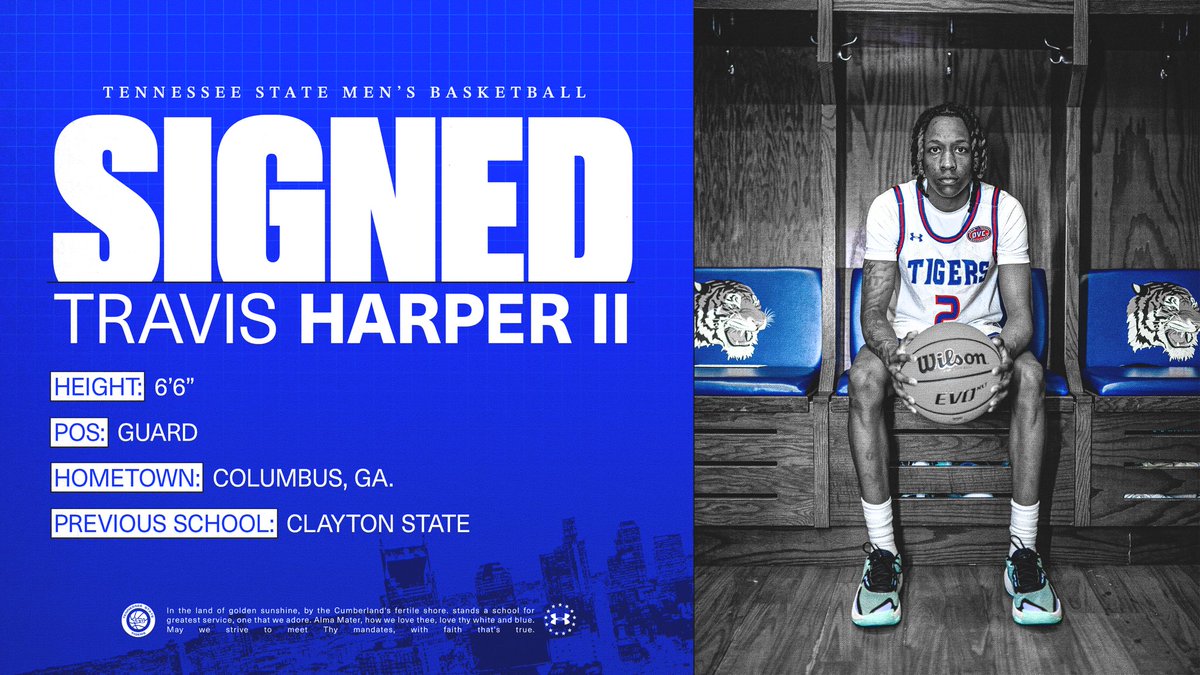 𝙎𝙞𝙜𝙣𝙚𝙙 🖊️ Welcome to the #RoarCity Travis Harper II, a transfer guard from Clayton State! ➡️ @_deuce02 #D2W