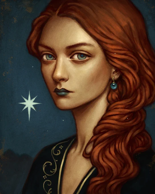 #PortfolioDayHello, I'm Caroline, a Brazilian self-taught artist who loves painting contemplative ladies and celestial beings. I'm interested in fantasy, symbolism, mysticism. 
