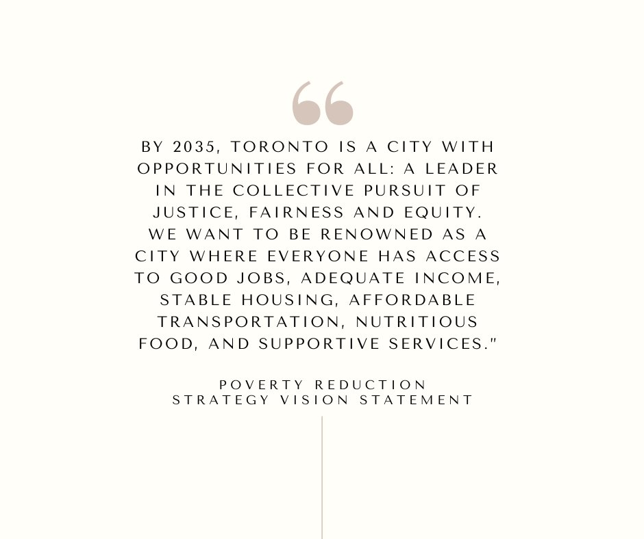 The latest Action Plan of Toronto's #PovertyReductionStrategy comes to Council in May—an opportunity to do all we can to tackle the alarming poverty in our city. #TOpoli, we’ve got 2 events coming up to help you have a voice in shaping the next Action Plan. 1/3