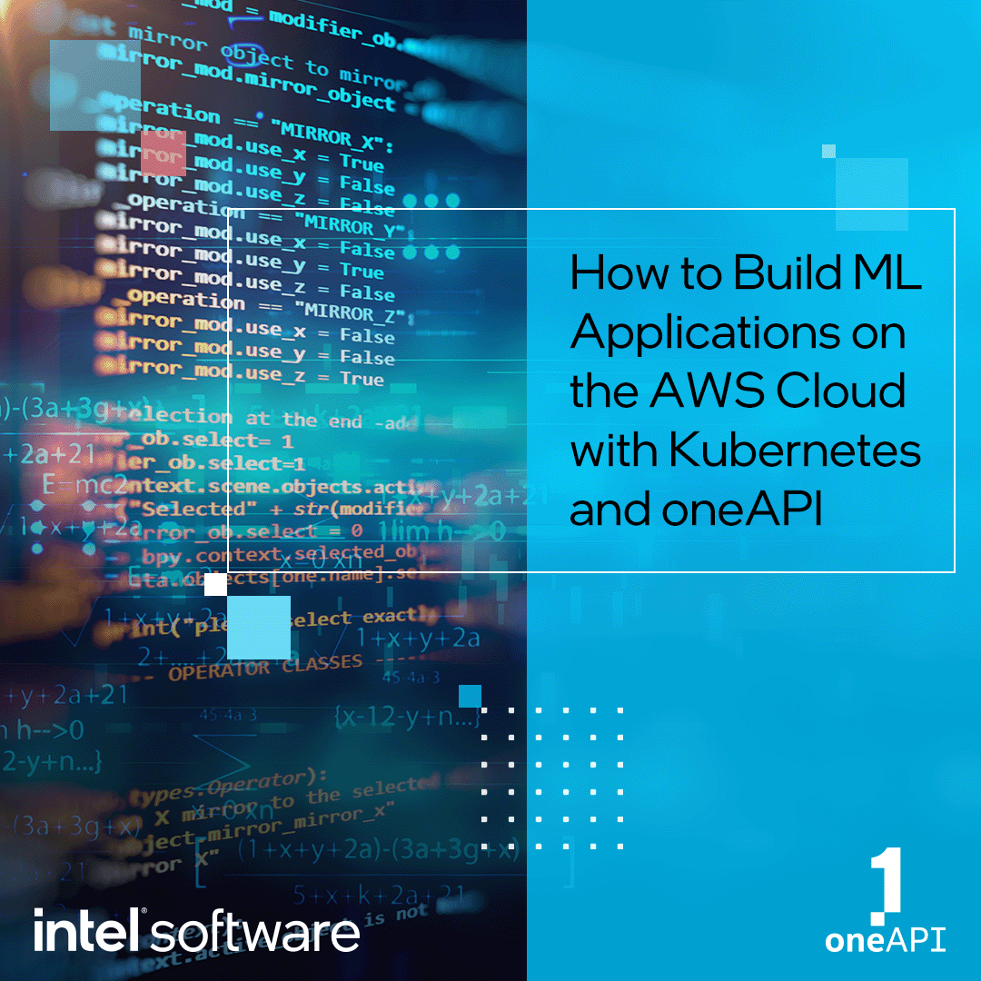 Building an ML application doesn’t have to be an overwhelming process. Learn how to use the Intel AI Tools, #Kubernetes, and Docker to easily develop and deploy #AI applications on cloud services like AWS: intel.ly/49zavkC #oneAPI #MachineLearning