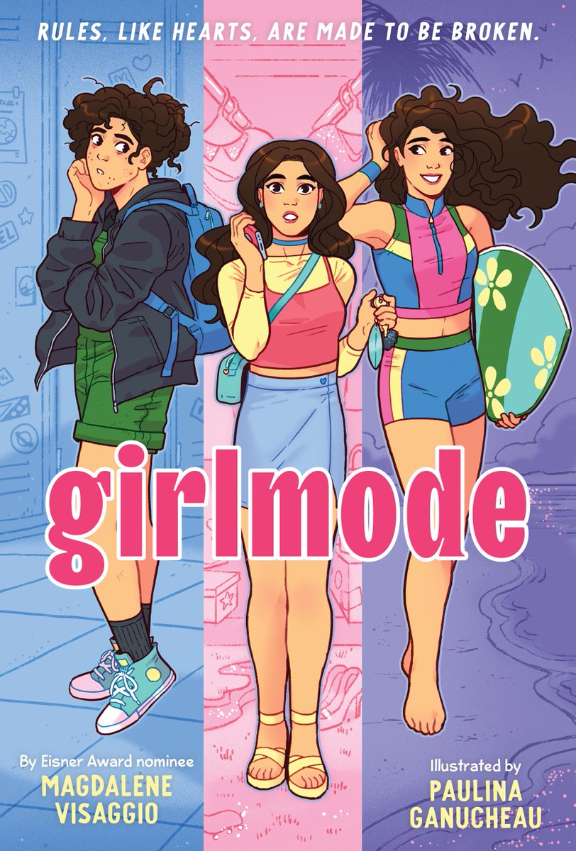 Reminder: Pre-order GIRLMODE, an OGN from me and @PlinaGanucheau! Phoebe is the newest kid at Sally Ride High School, and newly transitioned, she's just trying to blend in. Being true to herself could mean breaking some hearts... maybe even her own. bookshop.org/p/books/girlmo…