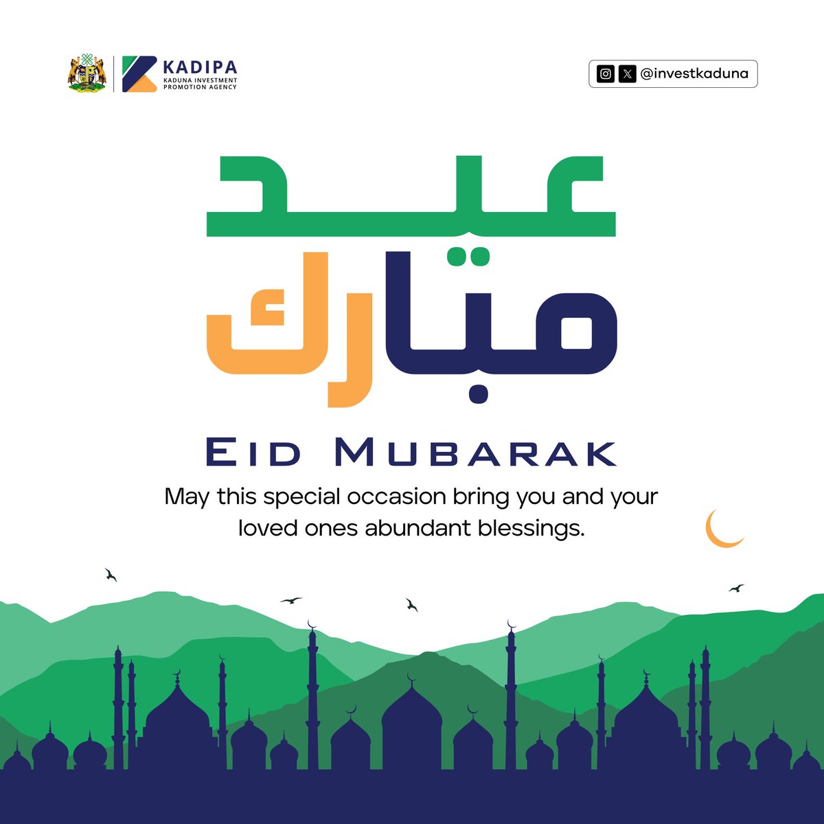 We are wishing you joy, happiness, and prosperity to you and your loved ones on this special day, Eid Mubarak from all of us at KADIPA.