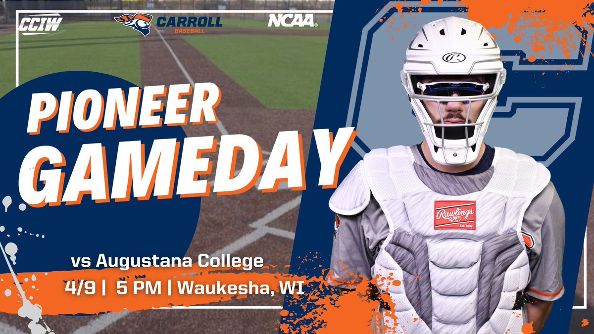 @Pio_Baseball looks to extend their win-streak to four games as they host Augustana College for a CCIW matchup. First pitch at Fame Park will be at 5 p.m. #GoPios #d3baseball