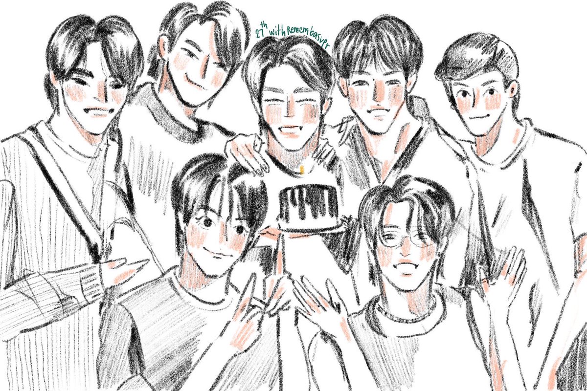 น่ารักมากกก 
😚😚 
….
(วาดยากค่าา กะระยะมั่วไปหมด ) 

@JobbyNoo  @basvpr_  @tongthk  @nodted  @PerthNakhun  @2Jkhunchalach  @usnttr 
#NooJobby • #PerthNakhun  #usnttr • #Basvpr • #TongThk  #2jkhunchalach • #NodtNutthasid