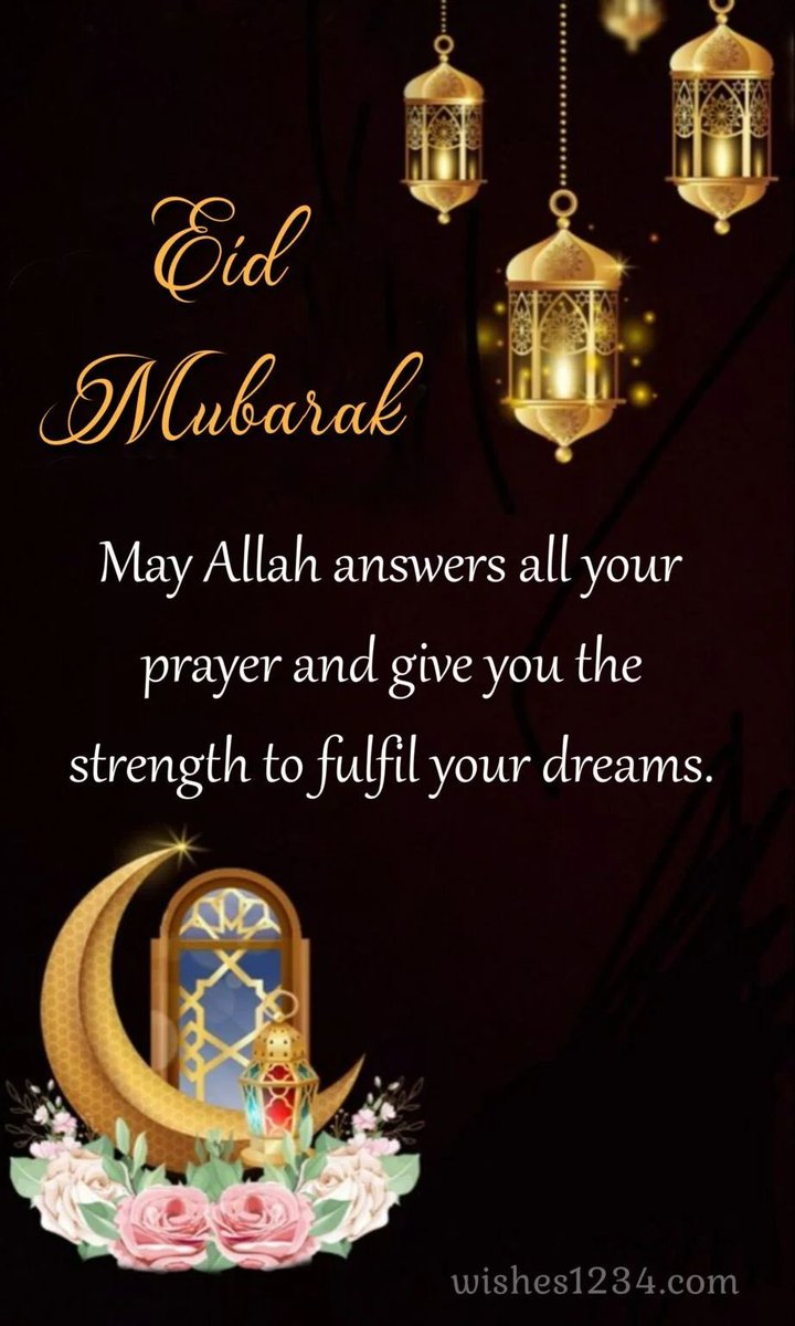 Wishing Eid Mubarak to all celebrating