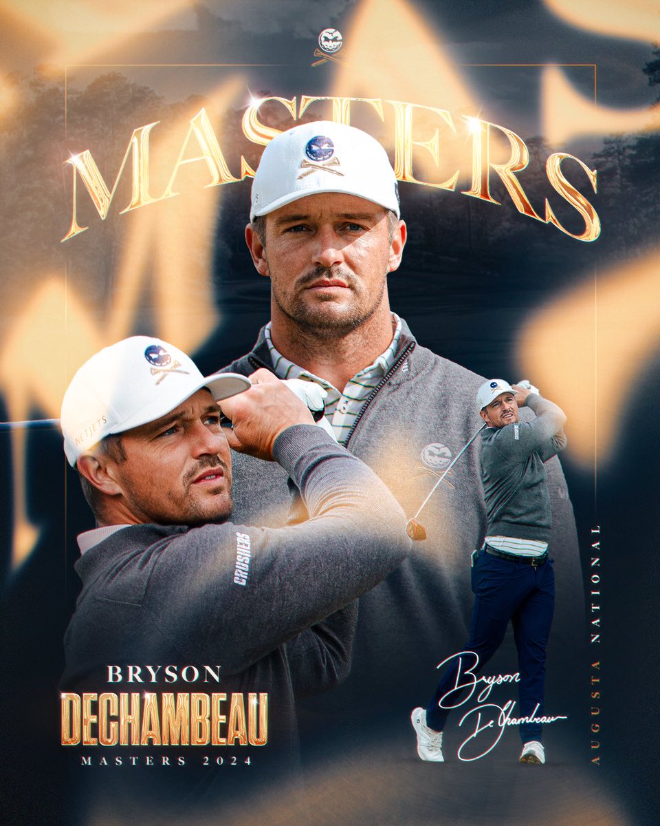 Masters week, good luck @b_dechambeau