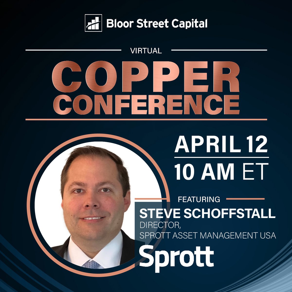 Join Steve Schoffstall of @sprott as he provides an overview of Sprott's newest #copper ETF. Register at bit.ly/3VQrrje