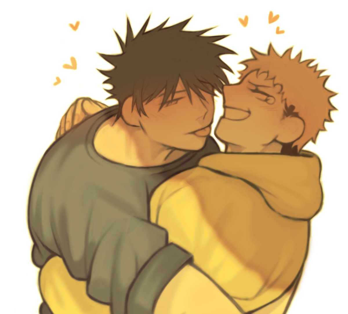 sorry I haven't posted, it's been a bit mentally difficult /now it's just like always/
I wanted to draw something nice and warm, so here are the sweetest itafushi :D
#itafushi #jjk #JujutsuKaisen #Itadoriyuuji #fushiguromegumi