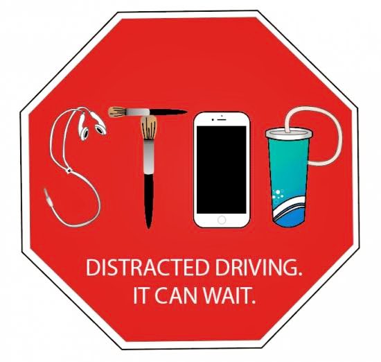 Think 'lifesaving mode'; avoid things which take our focus away from the road.  #ditchthedistractions