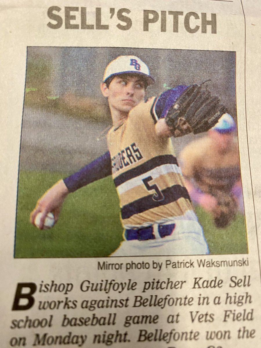 <a href="/SellKade/">Kade Sell</a> took the reigning 4A state champs 5 innings deep 0-0 before before running out of pitches leaving the game 3-0 <a href="/PuccioNick/">Nick Puccio</a> @PBR_Uncommitted <a href="/PrepBaseballPA/">Prep Baseball Pennsylvania</a> <a href="/KSchnall9/">Kevin Schnall</a> <a href="/justinoney30/">Justin Oney</a>