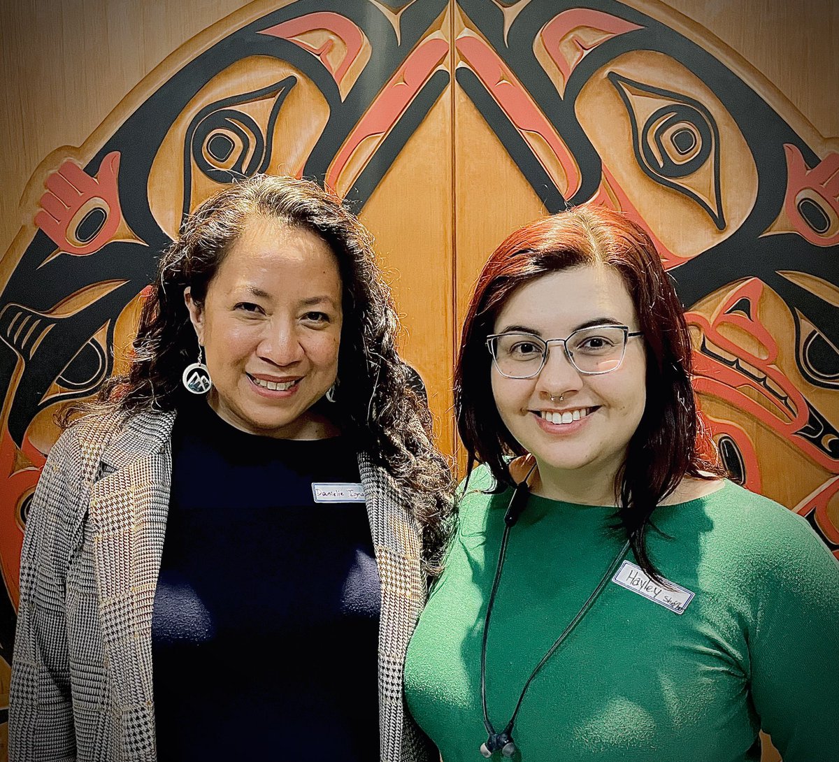 Dream mentoring unlocked: I mentored the amazing Hayley Toderian through the Indigenous Undergrad Research Mentorship Program. We started working on a new forest management plan for my tribe (Coeur d’Alene). I wish I had a program like this in undergrad! @ubcforestry @UBC