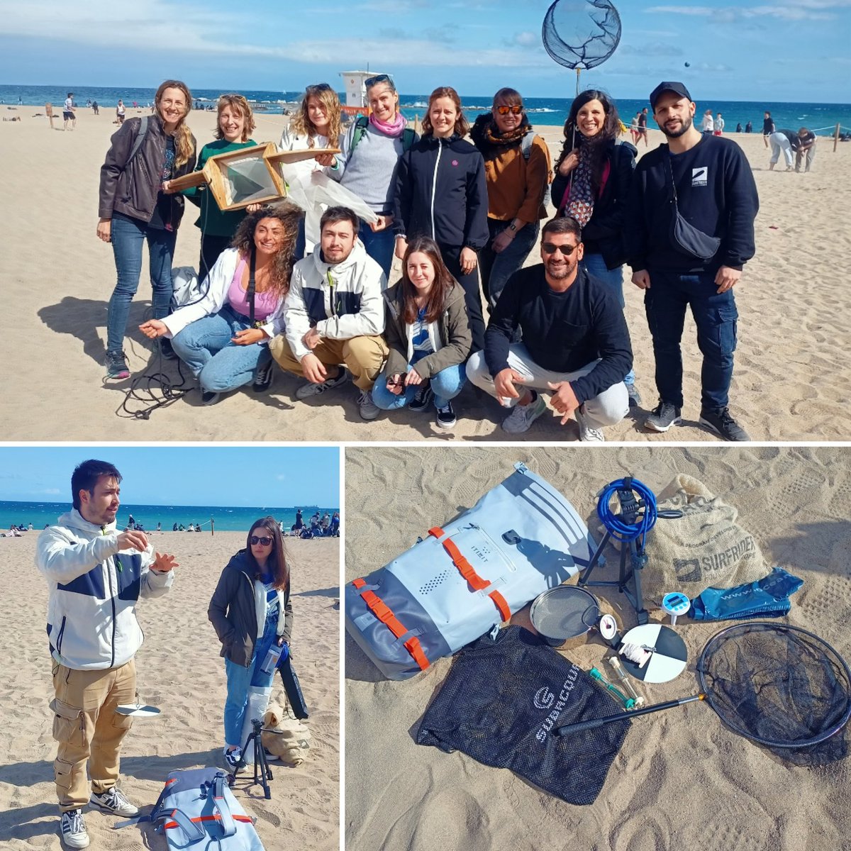 🌊 OSES project - This afternoon was dedicated to testing the kit to mesure ocean variables. Thanks to the organizers @UniBarcelona and @surfriderespana. Stay tuned for the next steps of the project 🔎 👉 In the meantime, take a look at oses-project.org/about-oses-oce… #ocean #sports…