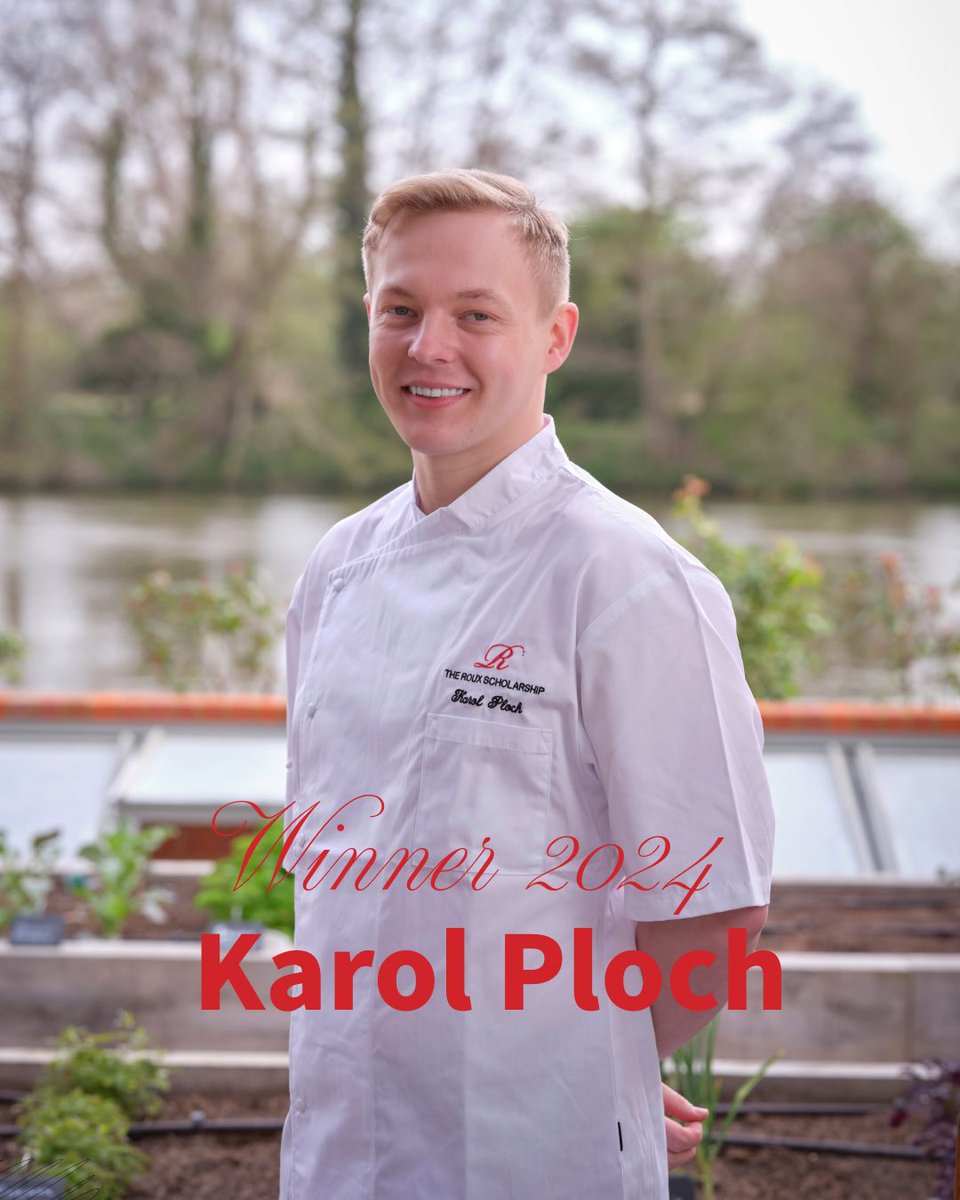 Congratulations to Karol Ploch @kerridgesbandg @ChefTomKerridge - our 40th Roux Scholar! Find out more about yesterday’s competition here rouxscholarship.co.uk/karol-ploch-wi…