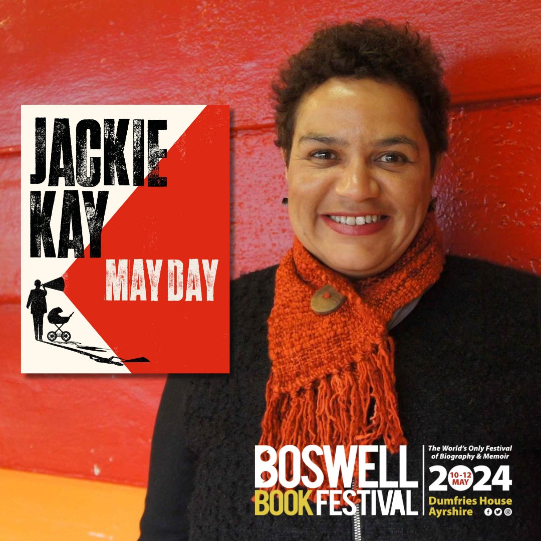 ✨ One of our best-loved poets and a former Makar of Scotland, Jackie Kay, will be speaking to Sheena McDonald about her long-awaited new collection, May Day. ✨ 💻 This talk will be in-person and online. 🔗 boswellbookfestival.co.uk 📆 1800 FRI 10 MAY 2024