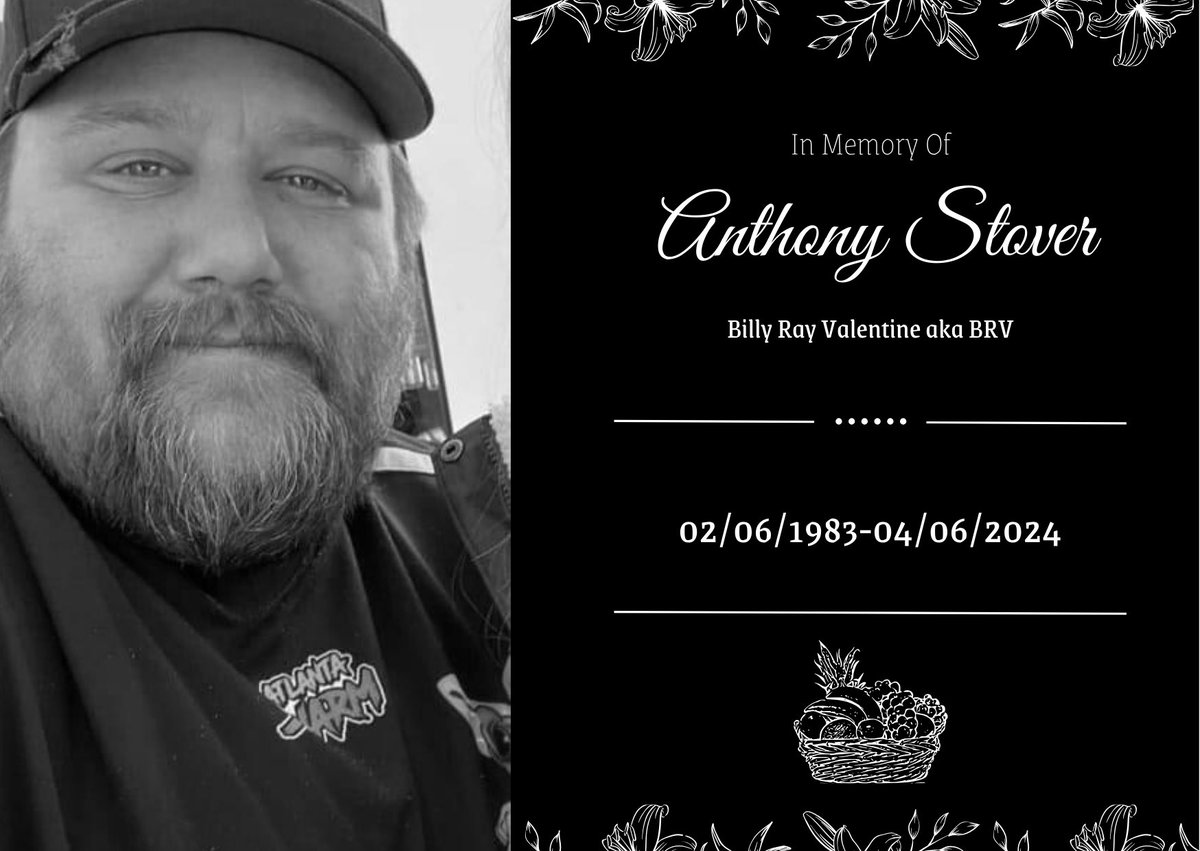 It is with heavy heart and sadness that we have to let everyone know that we have loss a teammate, friend, and brother. #TogetherWeSwarm #AS4L
🐝🍒🍓🍇🍎🍉🍑🍊🧺

RIP Anthony Stover 🕊️🙏