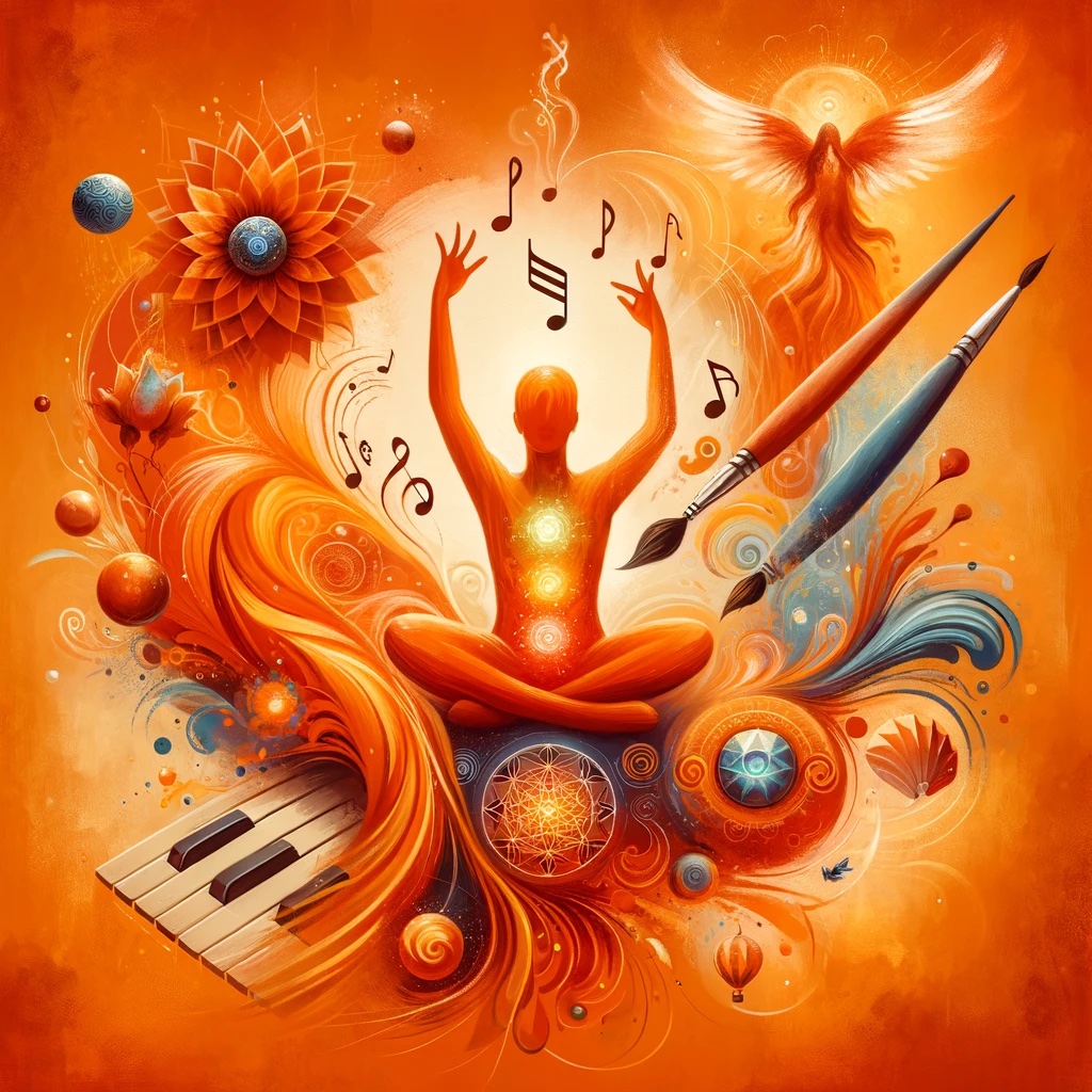 🧡 Embrace your creativity and passions through your #SacralChakra! Connect with your inner artist, dance to your favorite tunes, and indulge in the vibrant energy of life. Let your emotions flow and experience the joy of being fully present in the moment. #ChakraHealing #Love