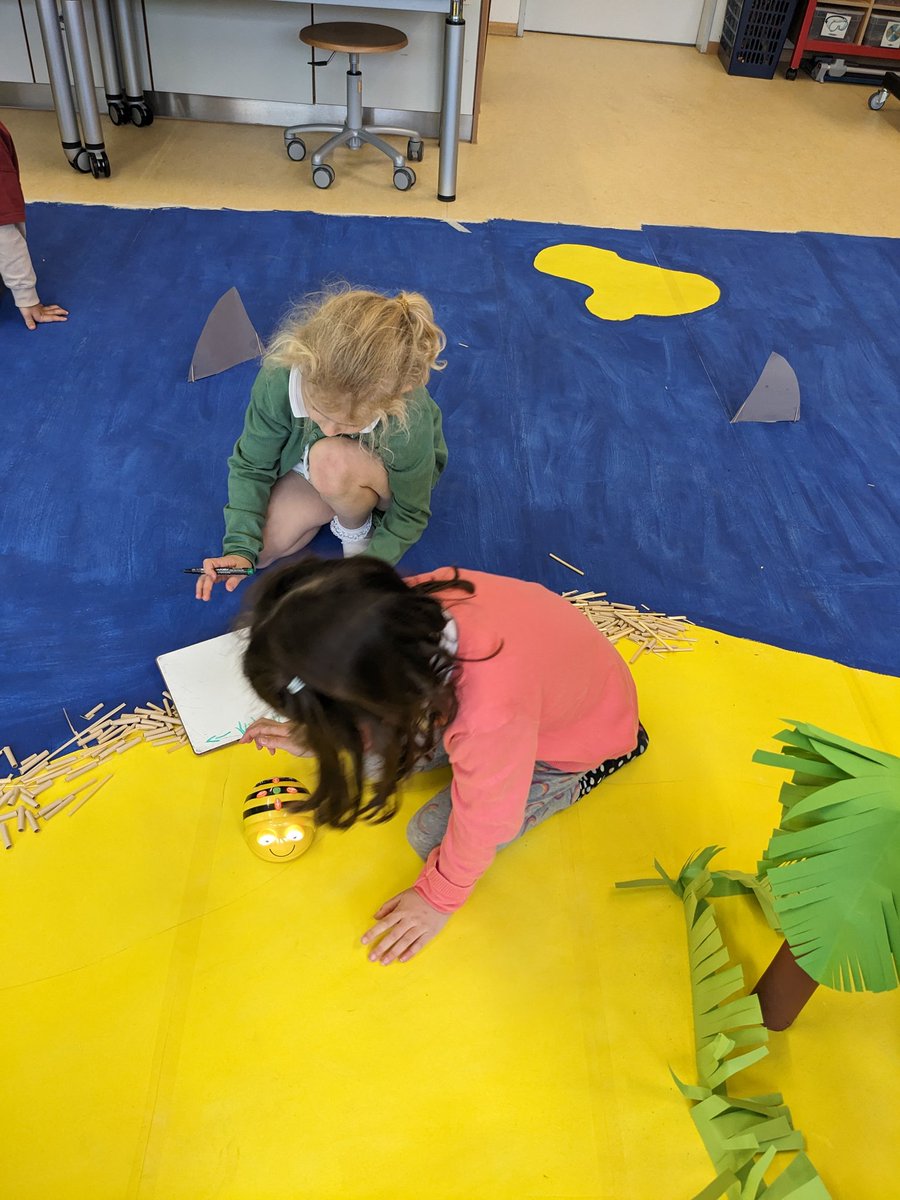 Pirate week has arrived <a href="/FIS_School/">Frankfurt Int School</a> ! The Makerspace has been transformed into one huge treasure island map and students aged 3-7 have been coding Indi cars, Beebots and Dash robots to reach the treasure!