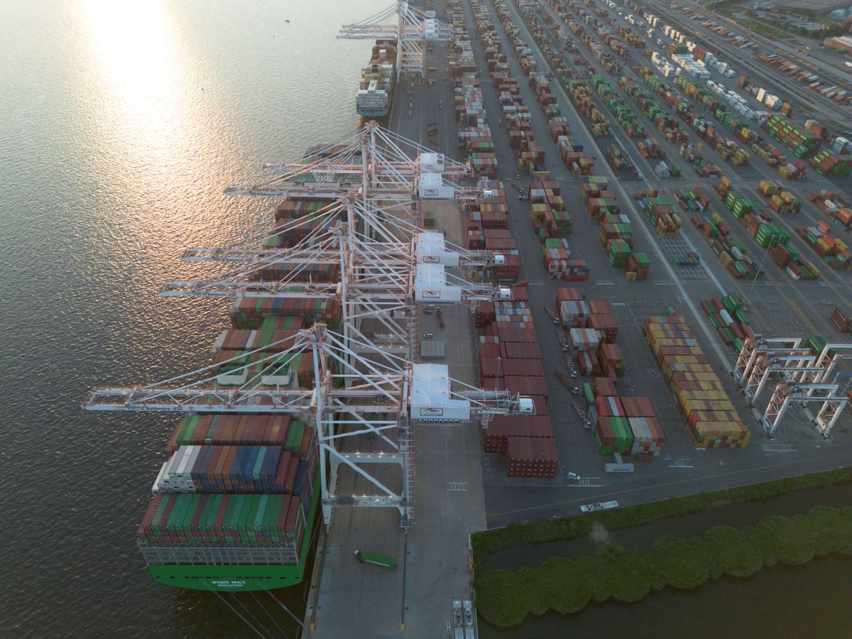 #APortFortheNation: You know the Port of Baltimore is the #1 auto and Roll on/Roll off U.S. port, but did you also know that we are ranked 11th nationally for containers? In 2023, PoB handled 1.1 million Twenty-foot equivalent (TEU) containers, a record number!