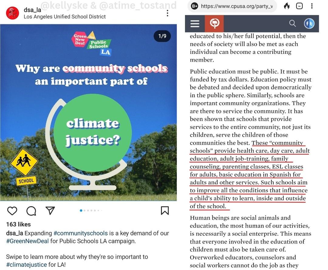 @AFTunion After working to keep schools closed, reducing academic rigor for political programming of students, attacking parents, and justifying explicit sexual content under a false narrative...you're continuing to market the communist goal of WSCC model Community Schools. 

🚫 #NoWSCC