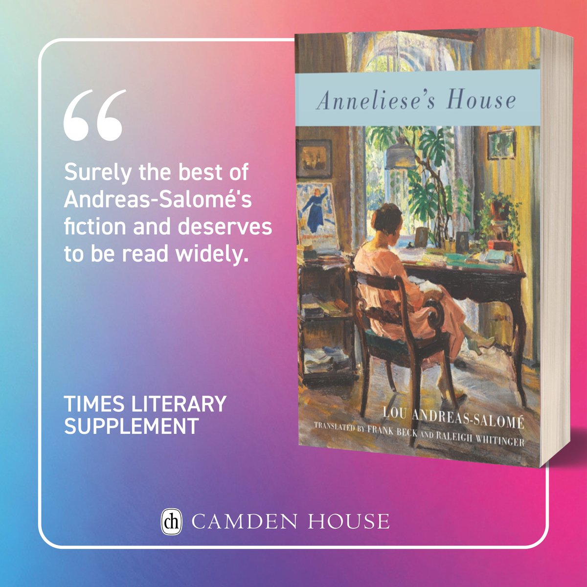 Lou Andreas-Salomé's 'Anneliese's House' is a presciently modern portrayal of emerging #feminist sensibilities in a 19th century family. Save 40% and get free shipping on this translation by Beck and Whitinger, only until 14 April. buff.ly/49fuKDT #BookSale