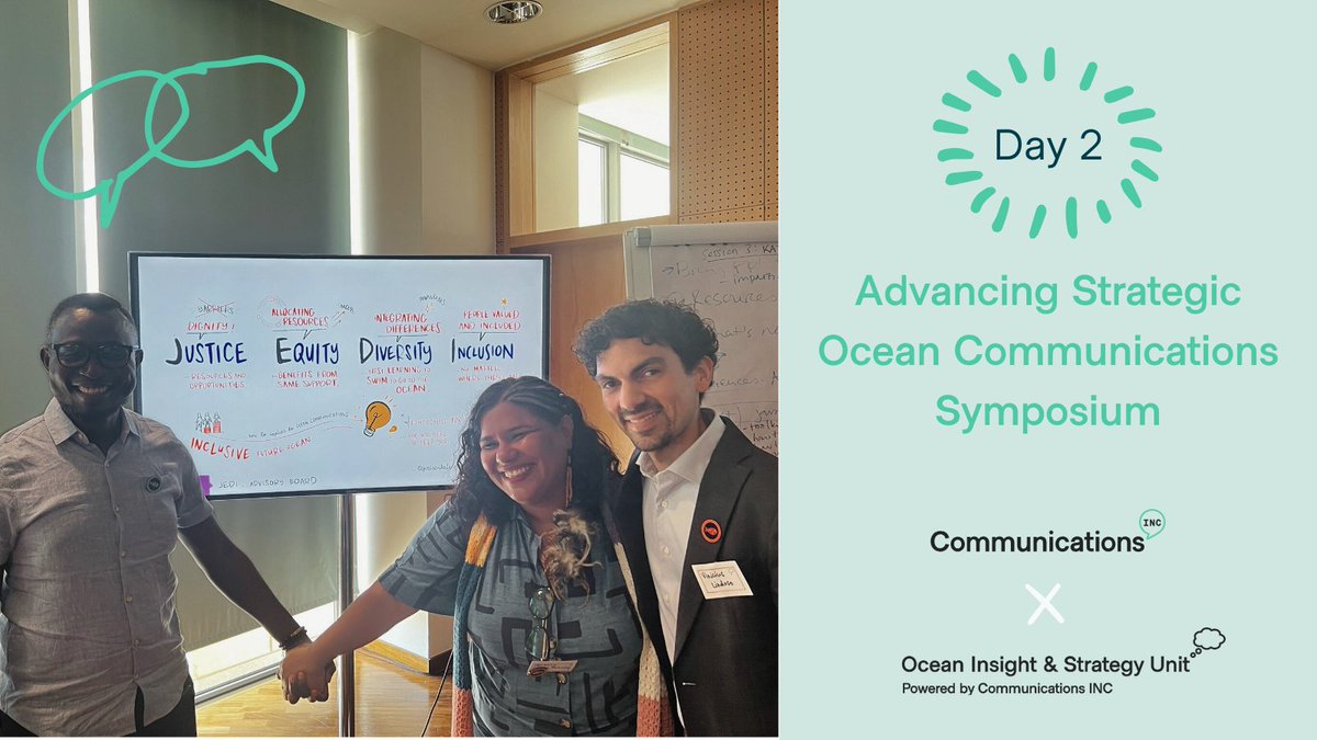 We were honoured to be joined by some of the project’s JEDI Advisory Board members at the #OceanComms Symposium.

They will be working throughout the project duration to ensure diverse voices are valued and included in #OceanCommunications.
#OceanDecade24 @IocUnesco @CGF_UK