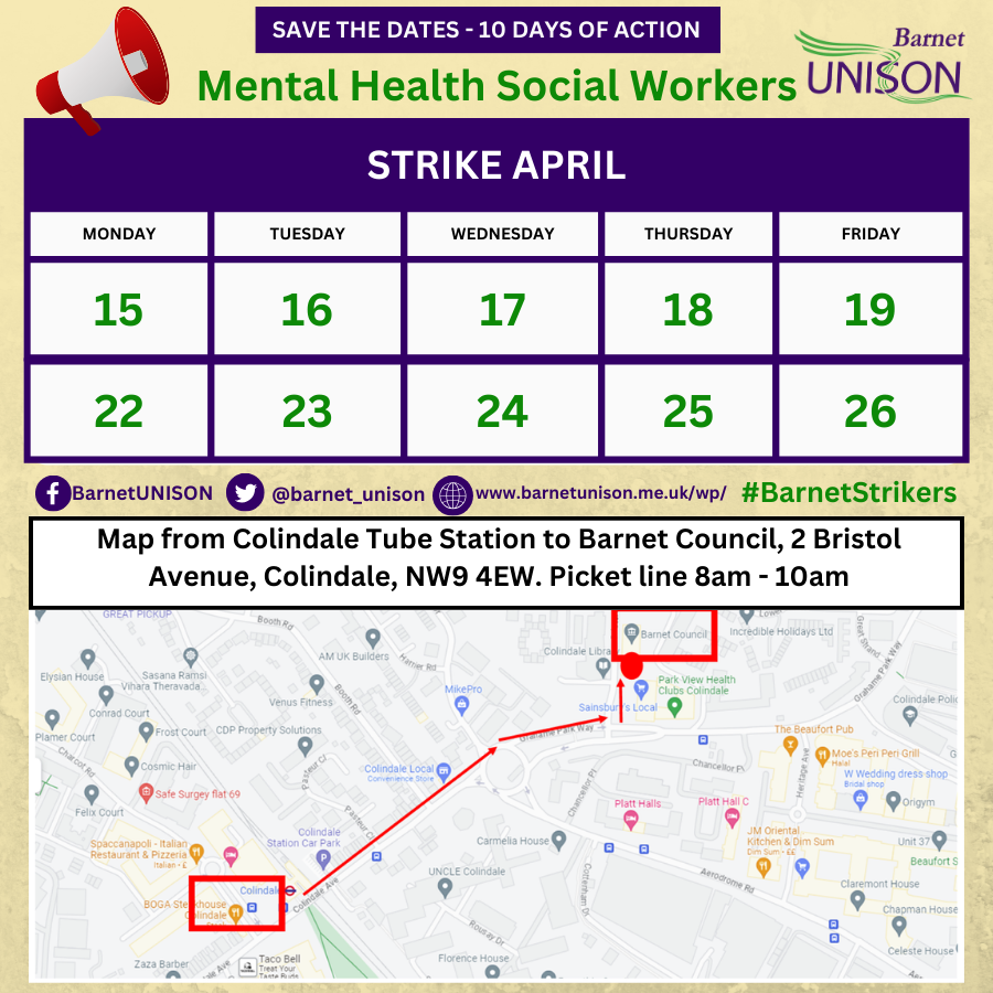 Breaking NEWS: Ex @BarnetCouncil Mental Health social worker explains why she had to leave. Read more here shorturl.at/cES08
@organiserjo @unisonglr @UNISONGLRYoung
@UNISONSW @NorthWestUNISON @unisonscot
#RightToStrike #CostOfLivingCrisis