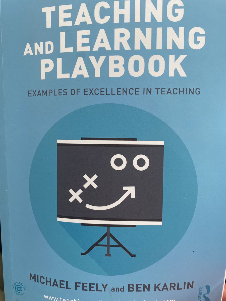 Really enjoying the ‘Why don’t teachers get better?’ section of the T&L Playbook. Some great points: - Importance of a shared model of excellence & breaking a strategy into small parts - Importance of highlighting possible errors/mutations when introducing a new technique