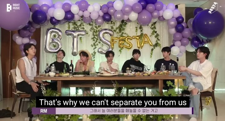 reminds me of what Namjoon said during 2022BTSFesta