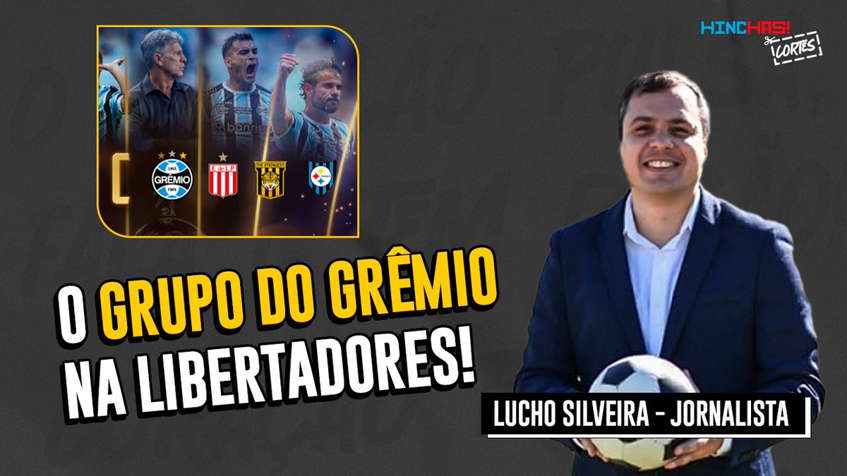 O QUE ESPERAR DO GRUPO DO GRÊMIO NA LIBERTADORES?

O grande especialista do futebol Sulamericano e comentarista dos canais ESPN, @LuchoSilveira, traz a sua percepção do grupo do tricolor na Libertadores.

Confira: youtu.be/hJ9g9_pY8Wc