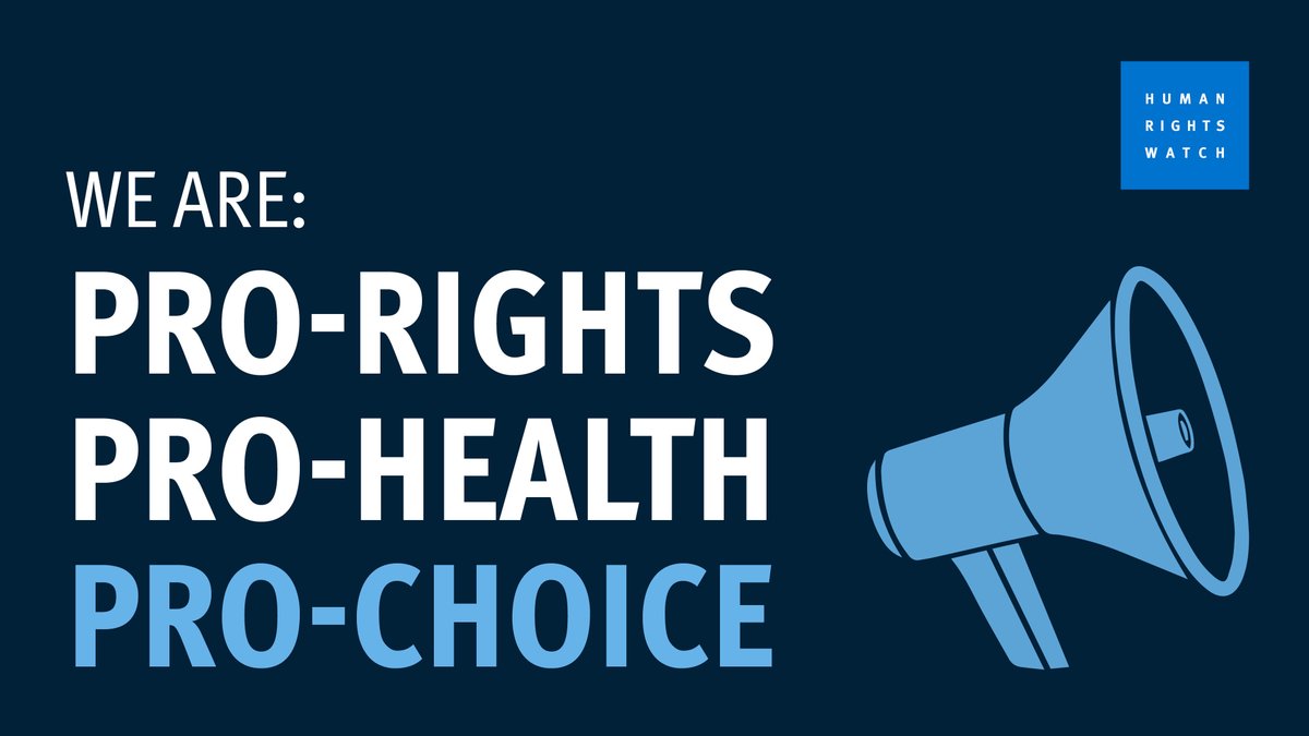 Arizona’s decision to reinstate a 160-year-old near-total abortion ban is a harmful violation of the rights to privacy, to family, and to health.

Pregnant people should have the ability to control their bodies, lives, and futures.

#ReproductiveRightsAreHumanRights