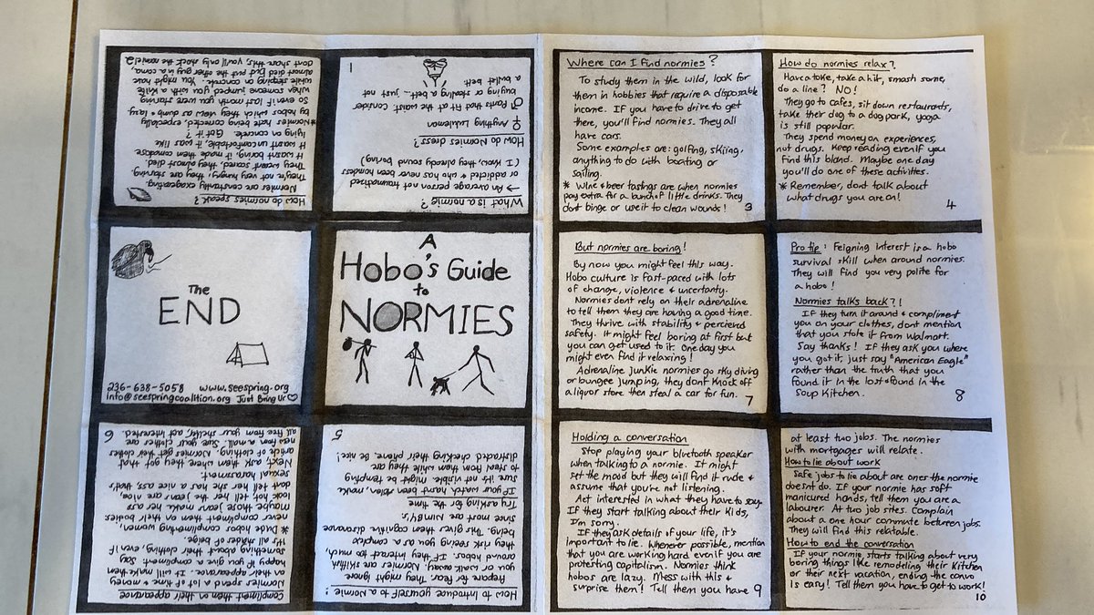 The absolute genius of Li. ❤️‍🩹 So See Spring coaxed you indoors & has piled on the expectations. Yikes now what?! A Hobo’s Guide to Normies (get boring fast). FREE info@seespringcoalition.org