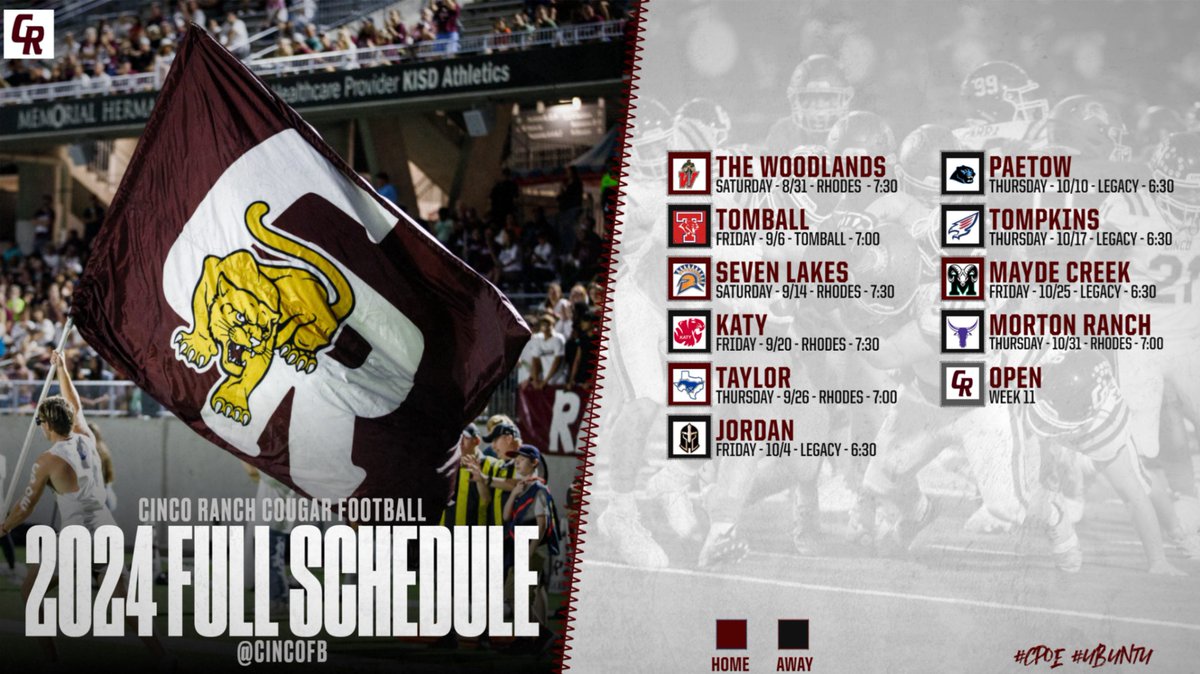Cinco Ranch Football tweet media