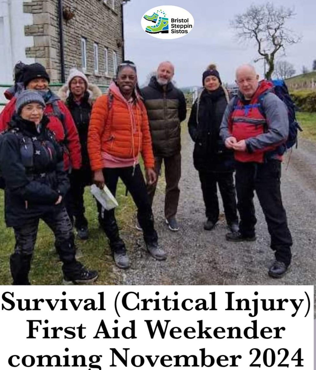Dates set for Nov 8th to 10th, 2024 . For full details, please email Bristolstep123@gmail.com or PM me . For the Sistas who haven't attended any First Aid weekenders . 10 Names out of the hat End of April 2024. Please read description first , Thank you Sistas. free transport