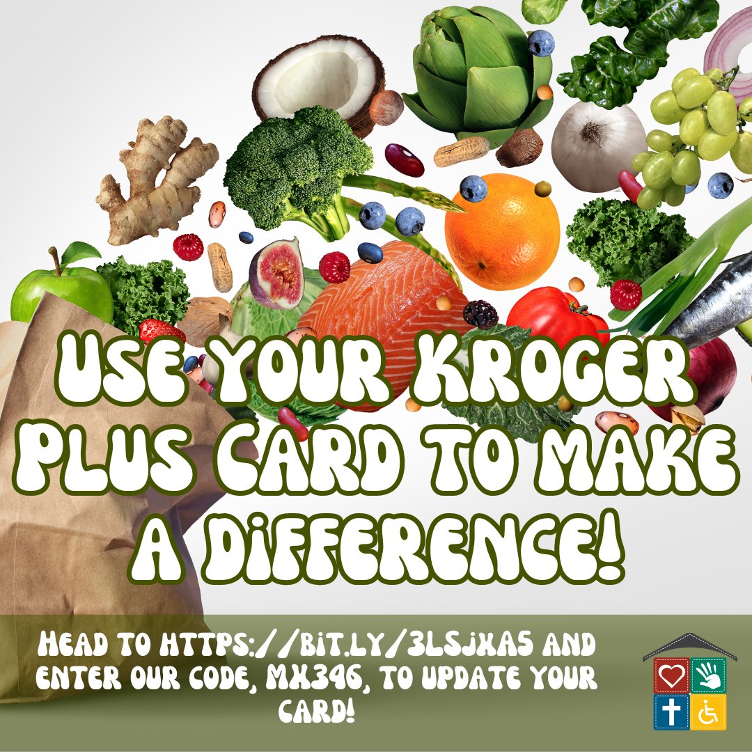 Shop Kroger and support Flat Rock with every purchase!

Put in our code MX346 at kroger.com/i/community/co… to get started or to renew your card!

#FlatRockHomes #Kroger #GroceryShopping