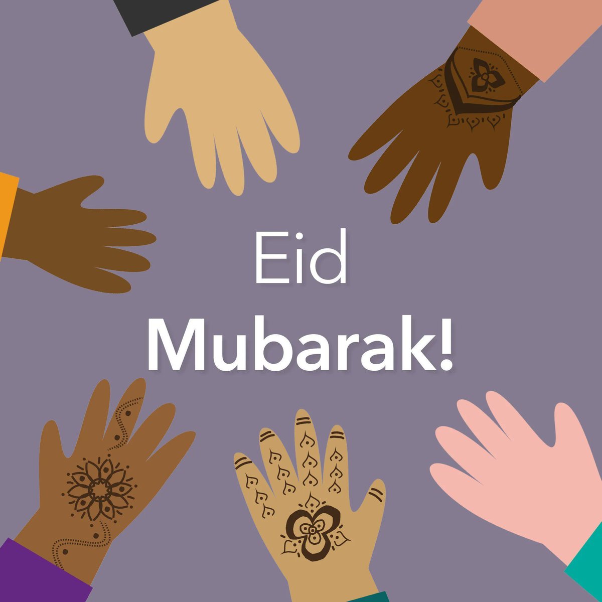 Eid Mubarak! We hope all students, parents/carers, staff and the local community celebrating it has a wonderful day. #EidMubarak