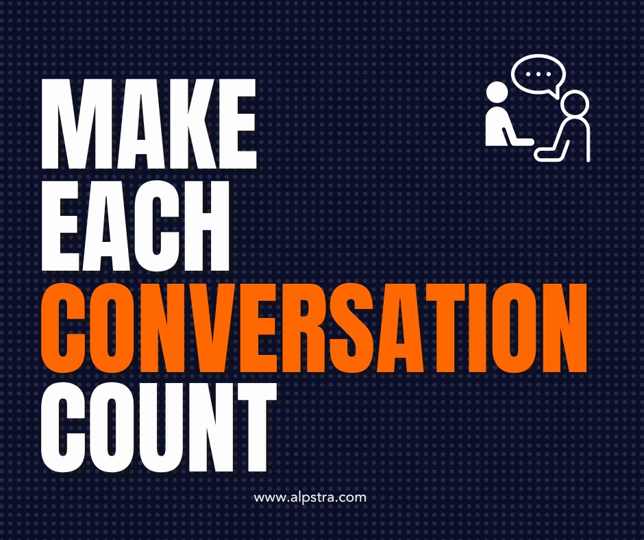 Every successful sale begins with a single conversation. Make each one count by truly listening to your clients' and your team members' needs.