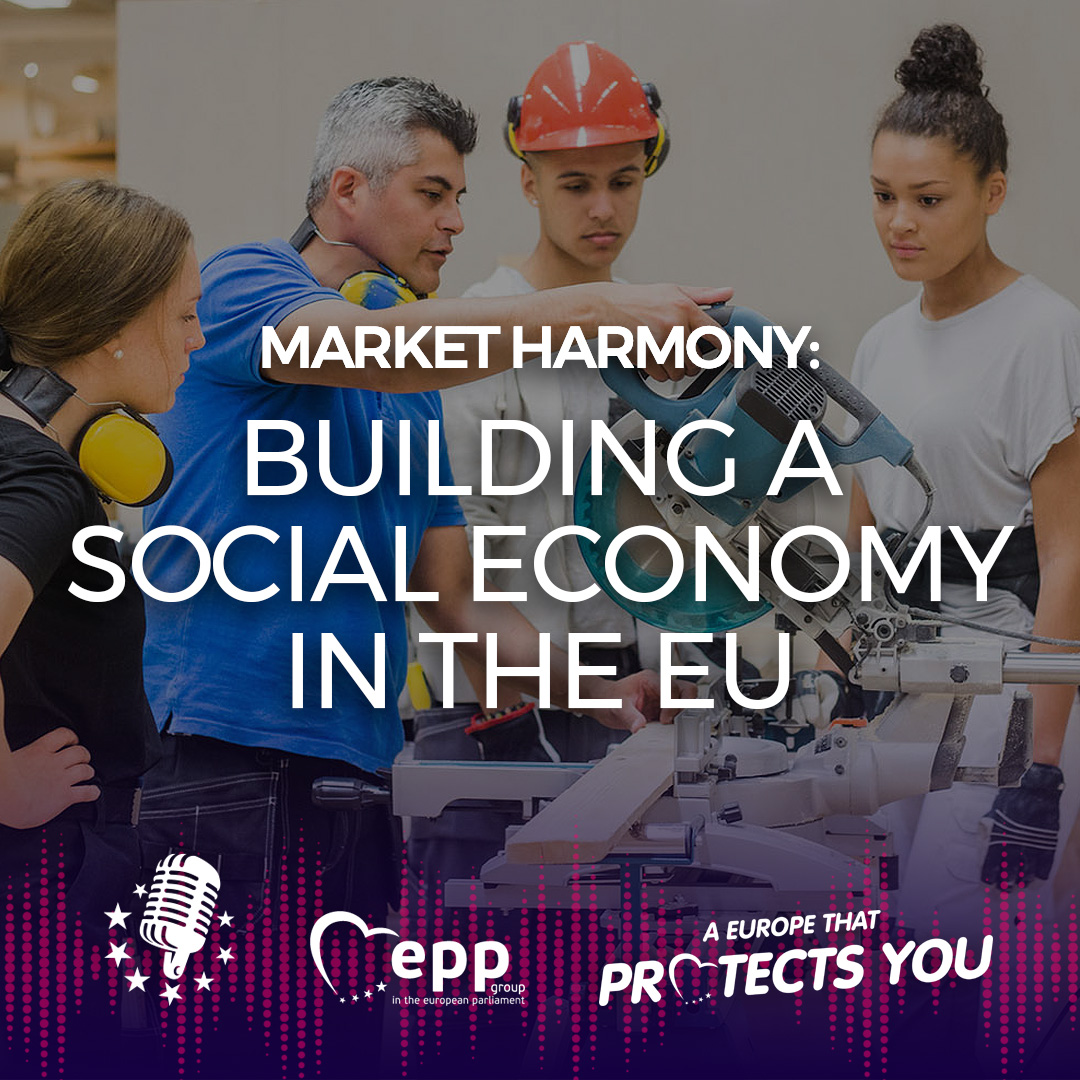 🚨 Podcast alert 🎙️ Tune in to our latest episode, 'Market Harmony: Building a Social Economy in the EU' on a Europe that works for everyone. Guests: @AxelVossMdEP, @Andreas_Schwab, @RadtkeMdEP, @MariaWalshEU and @ZigaTurkEU. ▶️ epp.group/s5e13 #EuropeProtects