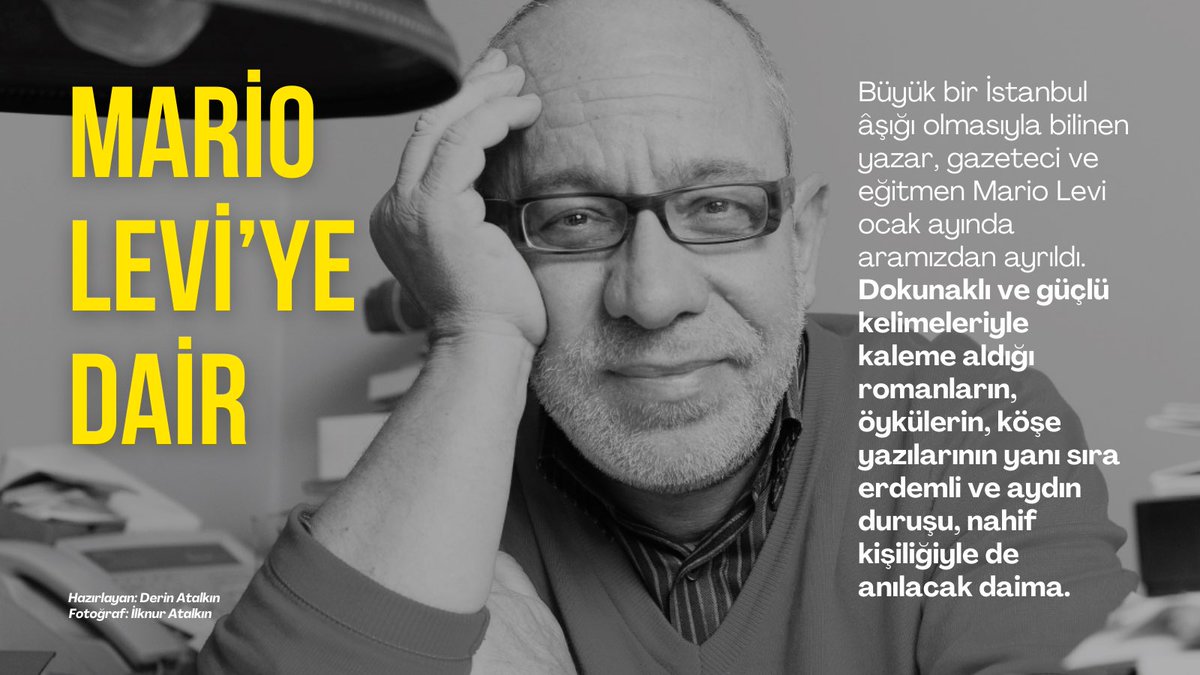 🥀 Büyük bir İstanbul âşığı olmasıyla bilinen, ocak ayında aramızdan ayrılan yazar, gazeteci ve eğitmen Mario Levi’nin en sevilen eserlerini sizin için derledik. ⬇️ 📝: @derinatalkin1 📸: @ilknuratalkin
