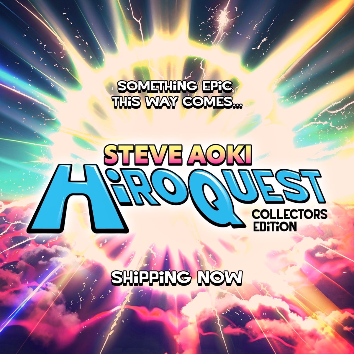 The time has arrived! Steve Aoki’s HiROQEST Collection’s Editions have begun shipping. Thank you for the support and patience! We can’t wait to share our world with you!! Make sure to tag #HiROQUEST so we can repost your unboxing. Happy Hunting!